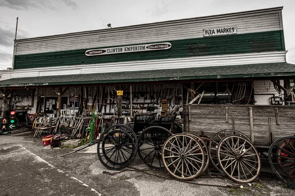 Historic Flea Market Shop Clinton Canada July 2019 — Stock Photo, Image