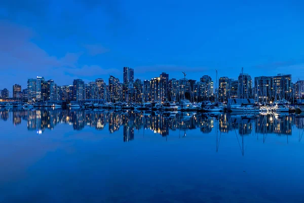 Horisonten Och Stadsbilden Vancouver — Stockfoto