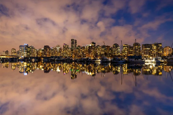 Skyline Het Stadsbeeld Van Vancouver — Stockfoto