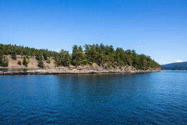 Kanada'da Vancouver Adası sahil şeridi
