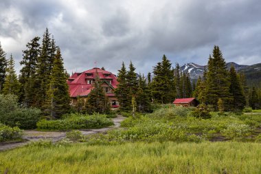Lodge Lake Bow Banff Ulusal Parkı Kanada