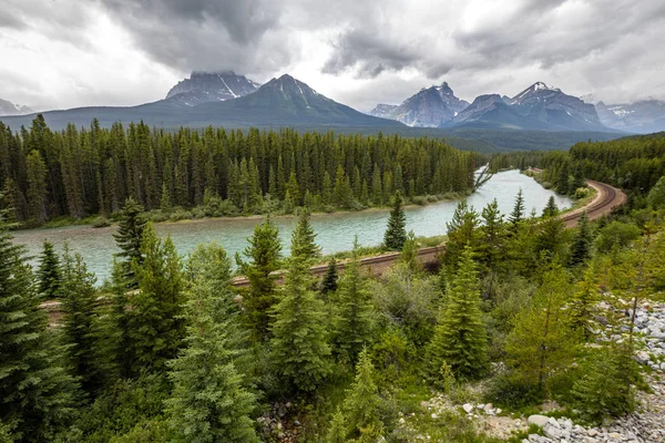 Bugfluss Des Banff Nationalparks Alberta Canada — Stockfoto