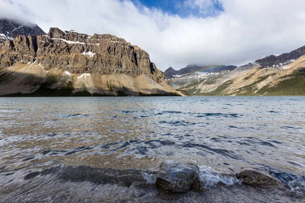 Lake Bow Icefield Parkway Kanadai Alberta — Stock Fotó