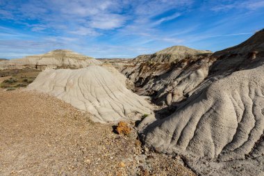Badland ve Red Deer Nehri Kanyon Alberta Kanada