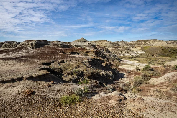 Badland Red Deer River Canyon Alberta Canadá — Fotografia de Stock