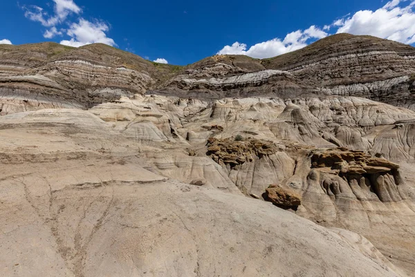 Les Hoodoos Alberta Par Drumheller Canada — Photo