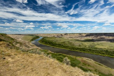 Alberta Kanada Drumheller de Red Deer Nehri Vadisi