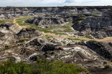 Alberta Kanada Drumheller at At Ayakkabıkanyonu