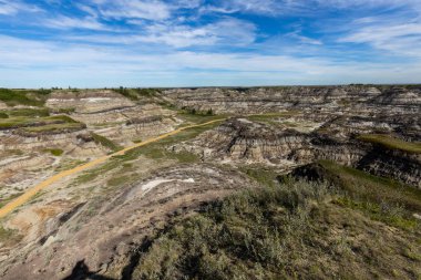 Alberta Kanada Drumheller at At Ayakkabıkanyonu