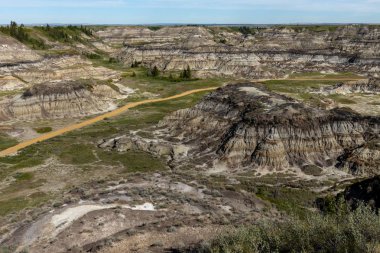 Alberta Kanada Drumheller at At Ayakkabıkanyonu