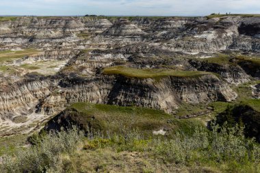 Alberta Kanada Drumheller at At Ayakkabıkanyonu