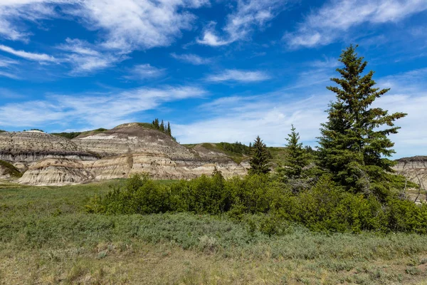 Horse Shoe Canyon Drumheller Alberta Canadá — Foto de Stock