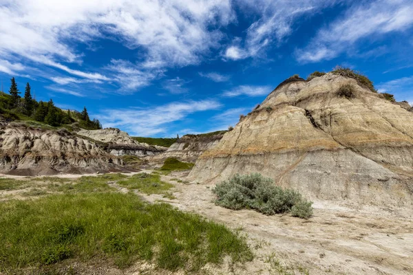 Horse Shoe Canyon Drumheller Alberta Canadá — Foto de Stock