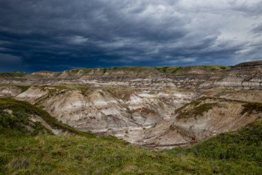 Alberta Kanada Drumheller at At Ayakkabıkanyonu