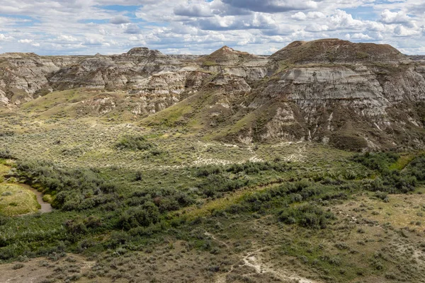 Die Badlands Der Prärie Von Alberta Kanada — Stockfoto