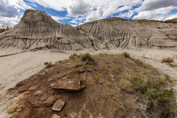 Las Badlands Pradera Alberta Canadá — Foto de Stock