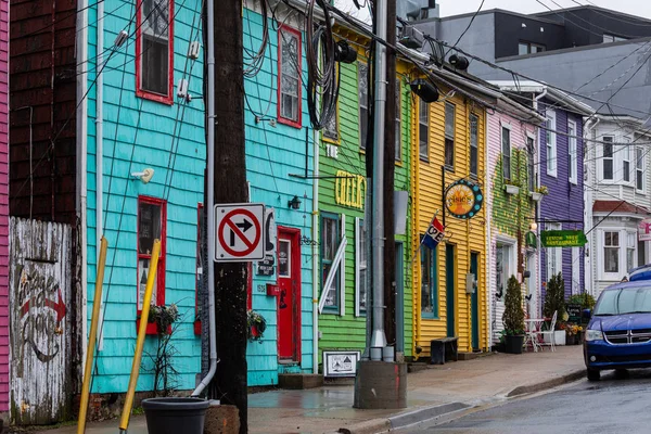 Colorfull Houses Halifax Canada Maio 2019 — Fotografia de Stock