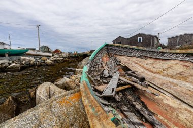 Nova Scotia Peggys Koyu Fisher Köyü