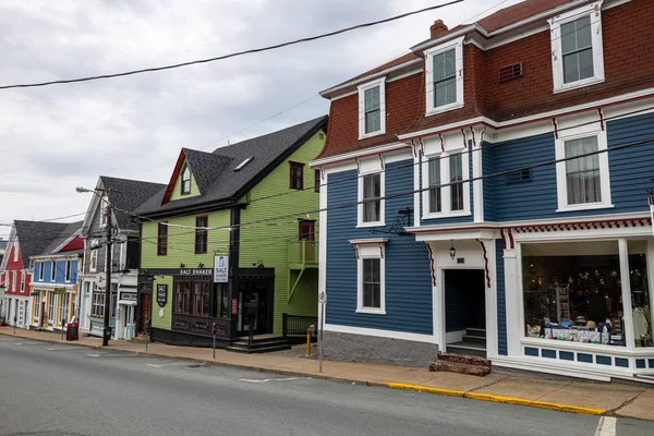 Colorful Houses City Lunenburg Nova Scotia Canada May 2019 — Stock Photo, Image