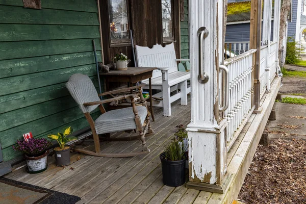 Old Chair Veranda — Stock Photo, Image