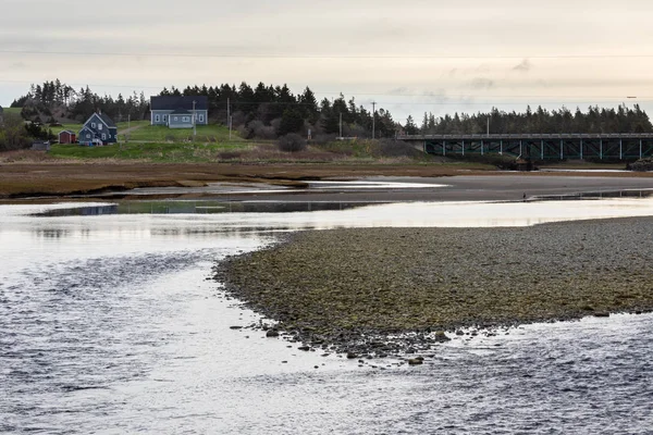 Ποταμός Μιλ Φολς Στη Νέα Σκωτία Καναδάς — Φωτογραφία Αρχείου