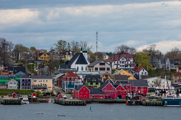 Zabytkowe Miasto Lunenburg Nowej Szkocji Kanadzie — Zdjęcie stockowe