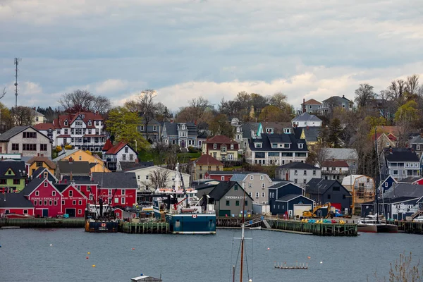 Zabytkowe Miasto Lunenburg Nowej Szkocji Kanadzie — Zdjęcie stockowe