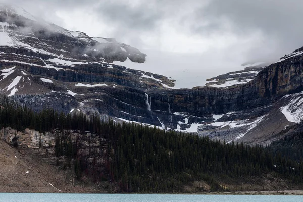 Bow Valley Van Rocky Mountains Winter — Stockfoto