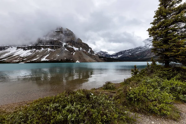 Parque Nacional Lake Bow Banff Canadá — Foto de Stock