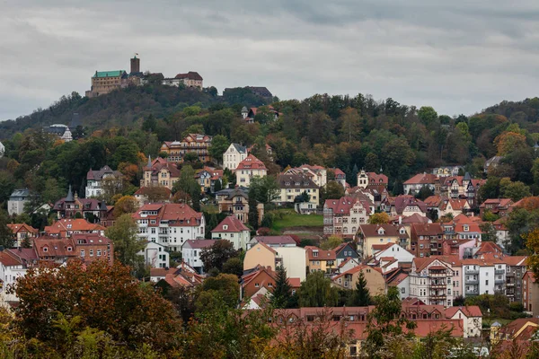 Castelul Wartburg Orașul Eisenach Din Germania — Fotografie, imagine de stoc