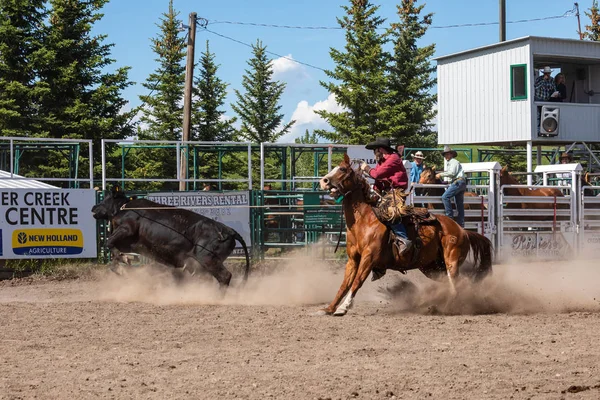 Cowboys Rodeo Games Pincher Creek Canada June 2019 — Stock Photo, Image