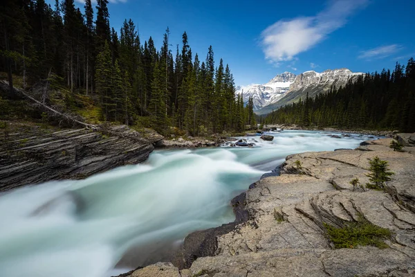 Cañón Mistaya Las Montañas Rocosas Canadá —  Fotos de Stock