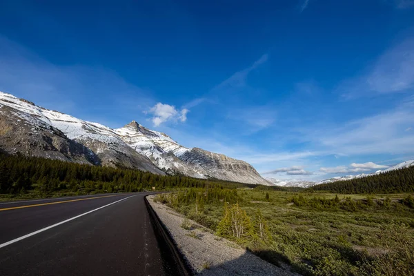 Paisaje Del Icefield Parkway Parque Nacional Jasper Canadá —  Fotos de Stock