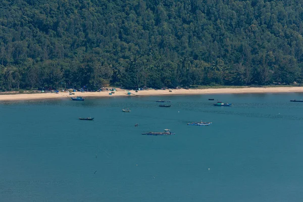 Pesca Laguna Lang Vietnam — Foto de Stock