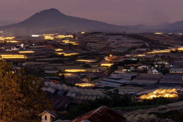 Лунная Долина Теплицами Далата Вьетнаме — стоковое фото