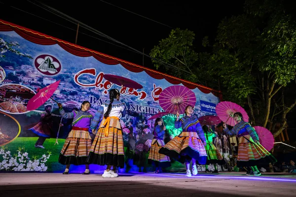 Traditioneel Muziek Dans Festival Bij Bac Vietnam November 2019 — Stockfoto