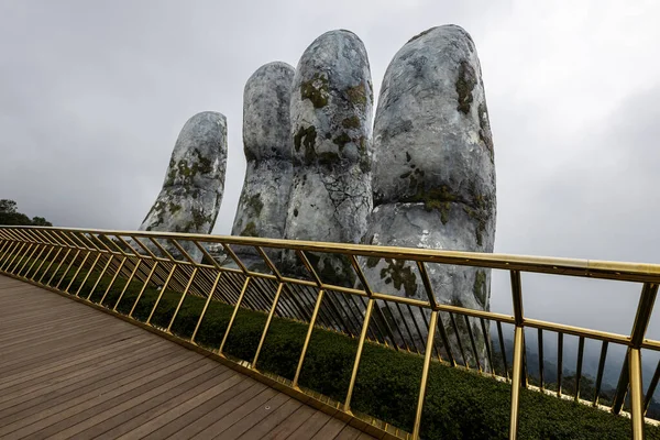 Ponte Oro Nang Vietnam Dicembre 2019 — Foto Stock