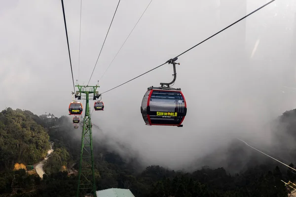 Teleférico Hills Vietnam Diciembre 2019 — Foto de Stock