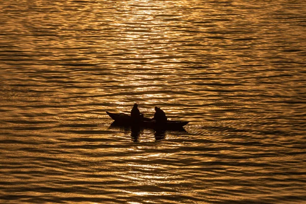 Východ Slunce Řeky Hoi Vietnamu — Stock fotografie