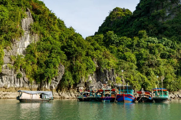 Barcos Pesca Bahía Long Vietnam —  Fotos de Stock