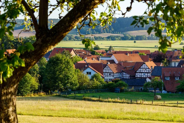Das Historische Dorf Herleshausen Deutschland — Stockfoto