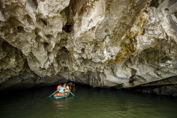 Paisaje Ninh Binh Con Las Cuevas Tam Coc Trang — Foto de Stock