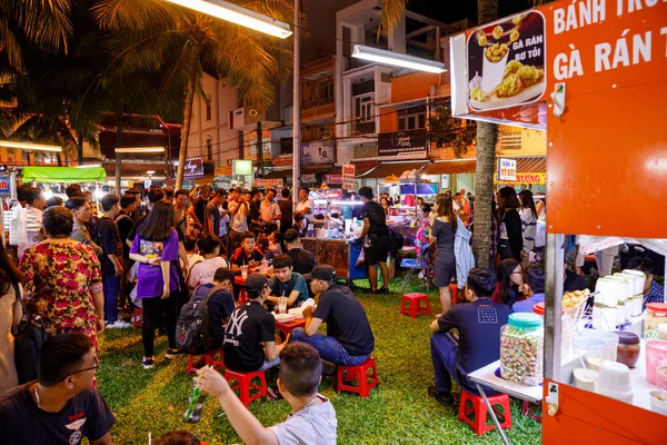 Mercado Nocturno Cai Rang Vietnam Diciembre 2019 — Foto de Stock