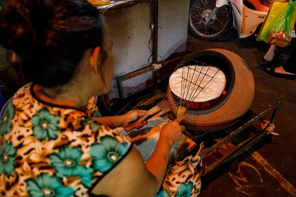 Mercado Noturno Cai Rang Vietnã — Fotografia de Stock