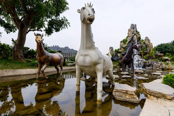 Estátua Cavalo Hang Mua Vietnã — Fotografia de Stock