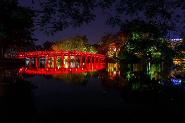 Ngoc Son Temple Lake Hoan Kiem Hanoi Vietnam — Stock Photo, Image