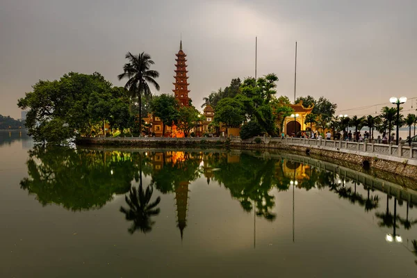 Tran Quoc Pagode Hanoiban Vietnámban — Stock Fotó