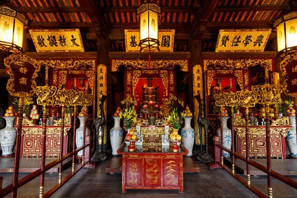 Literatuur Tempel Van Hanoi Vietnam — Stockfoto