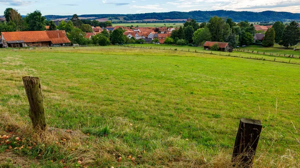 Das Dorf Herleshausen Deutschland — Stockfoto