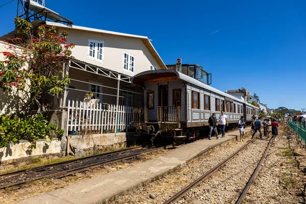 Old Train Railroad Dalat Vietnam December 2019 — Stock Photo, Image